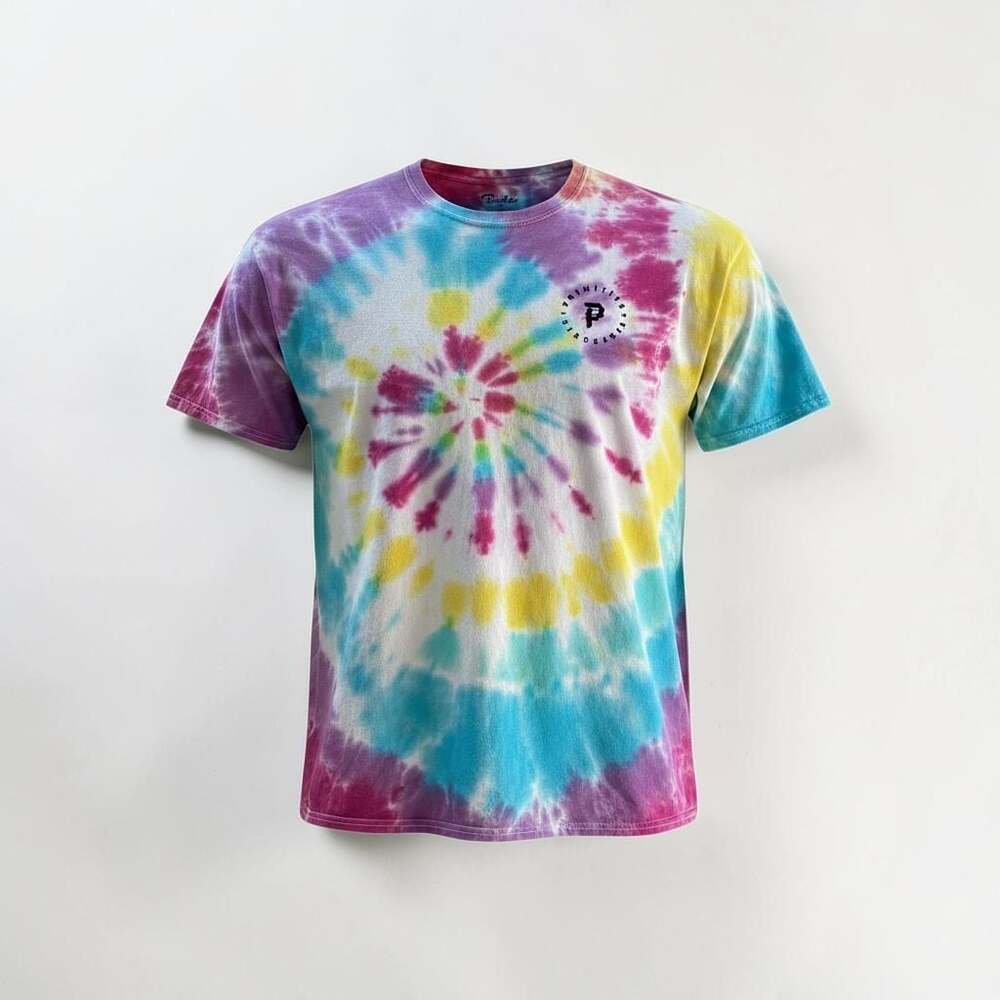 Primitive Skateboarding Tie Dye Logo T-Shirt 2XL